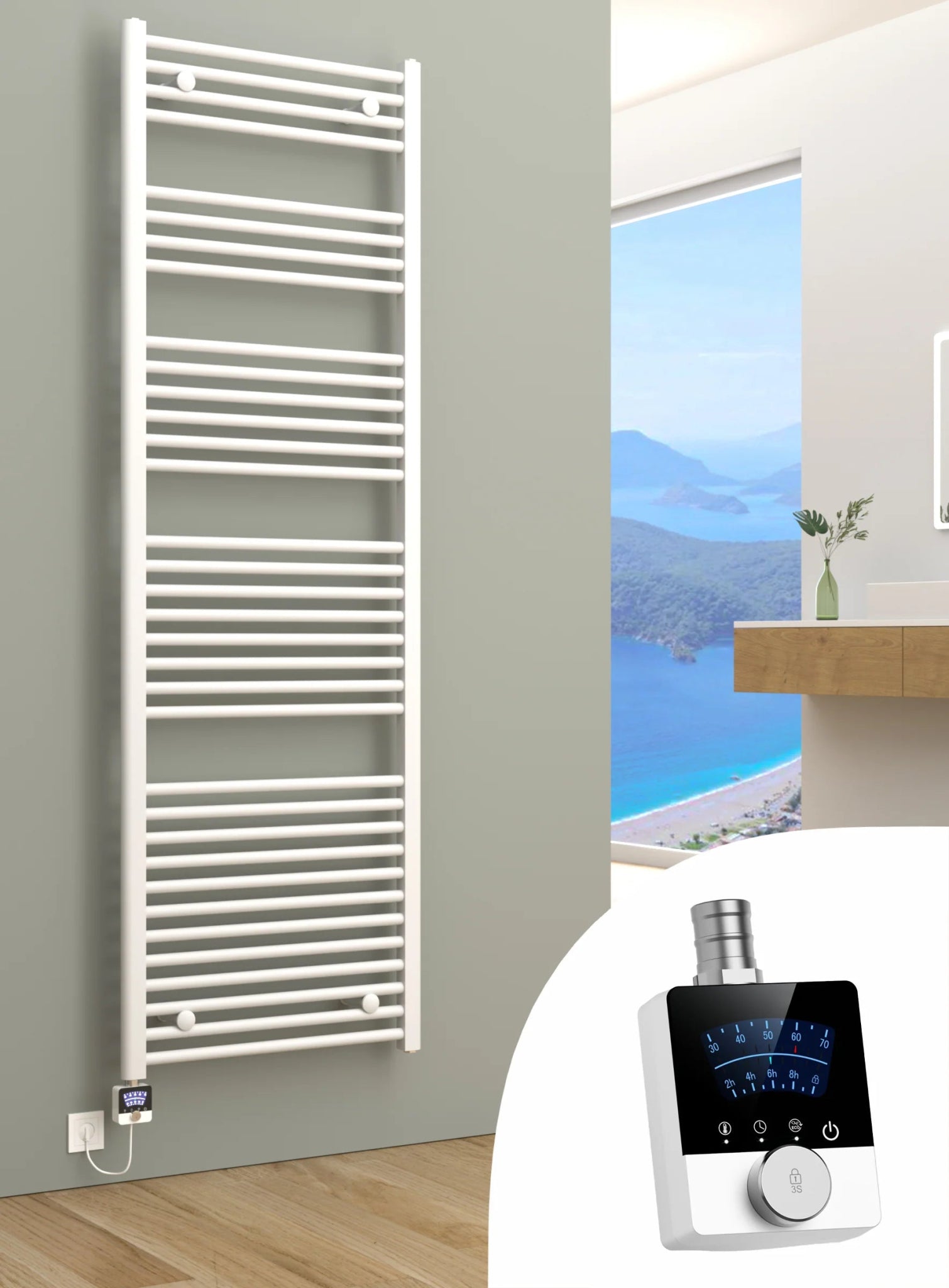 ASTORIA Badheizkörper | Handtuchtrockner | Elektro & Warmwasser - Heizkörper & Bad