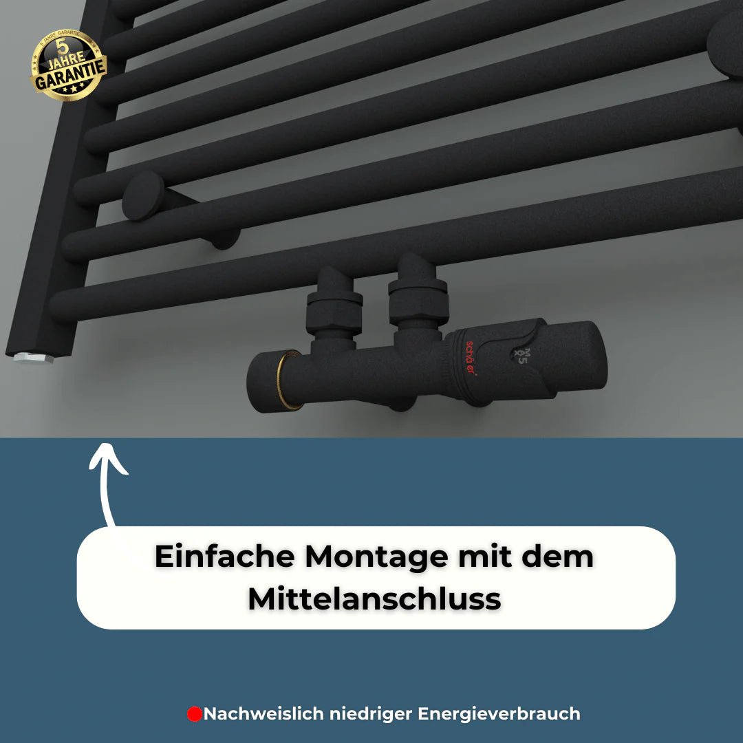 ASTORIA Badheizkörper | Mittelanschluss & Seitenanschluss | Handtuchwärmer - Heizkörper & Bad