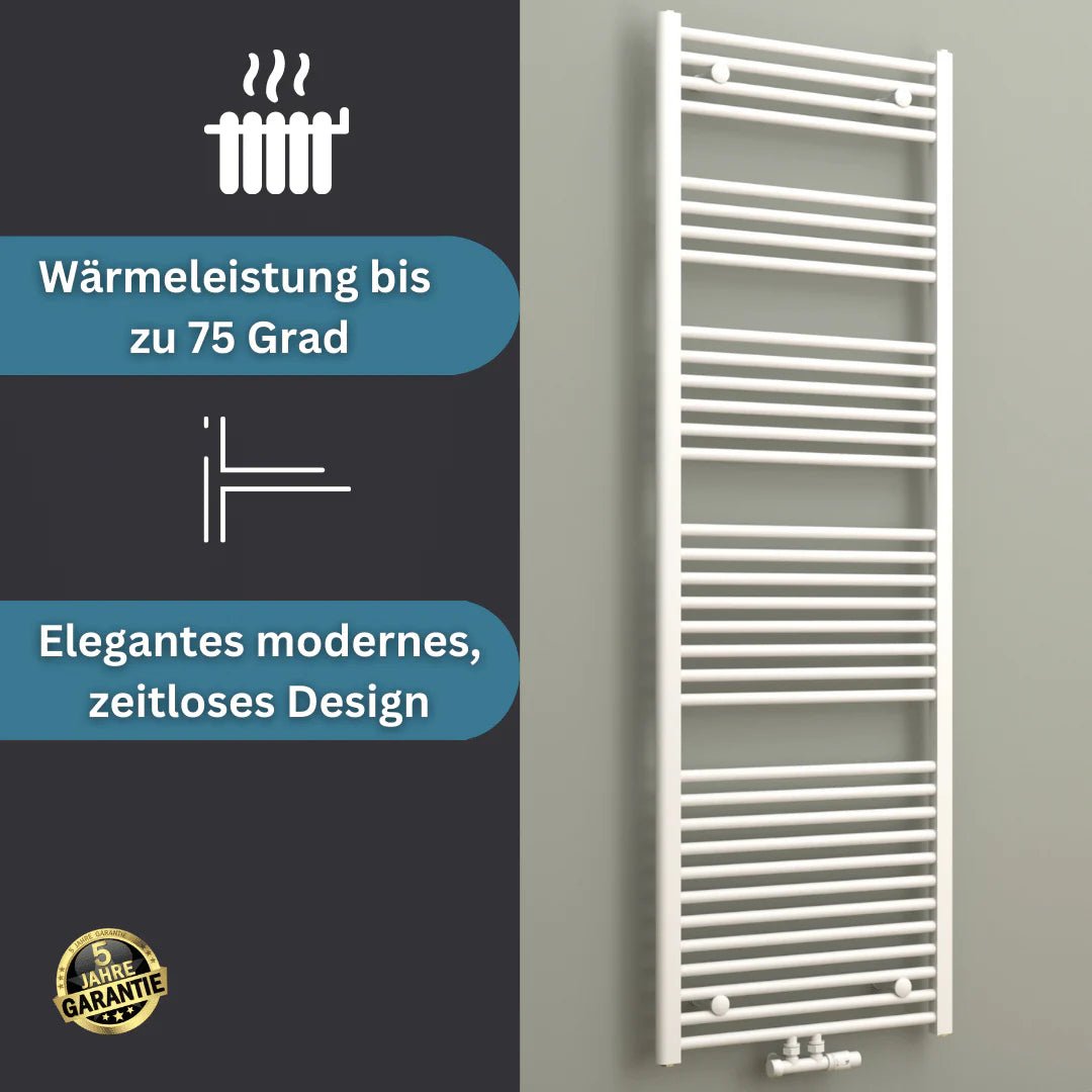 ASTORIA Badheizkörper | Mittelanschluss & Seitenanschluss | Handtuchwärmer - Heizkörper & Bad