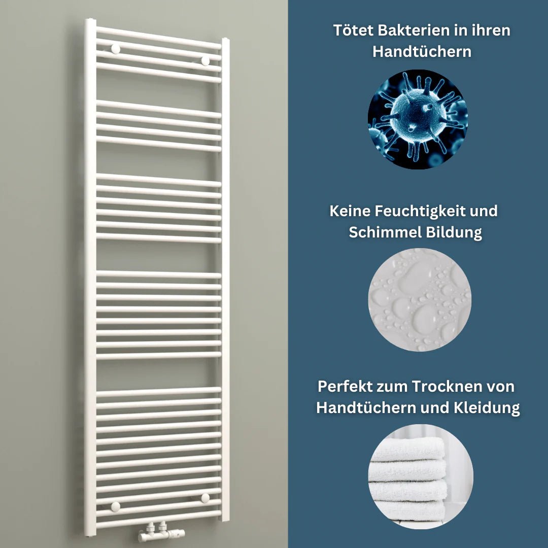 ASTORIA Badheizkörper | Mittelanschluss & Seitenanschluss | Handtuchwärmer - Heizkörper & Bad