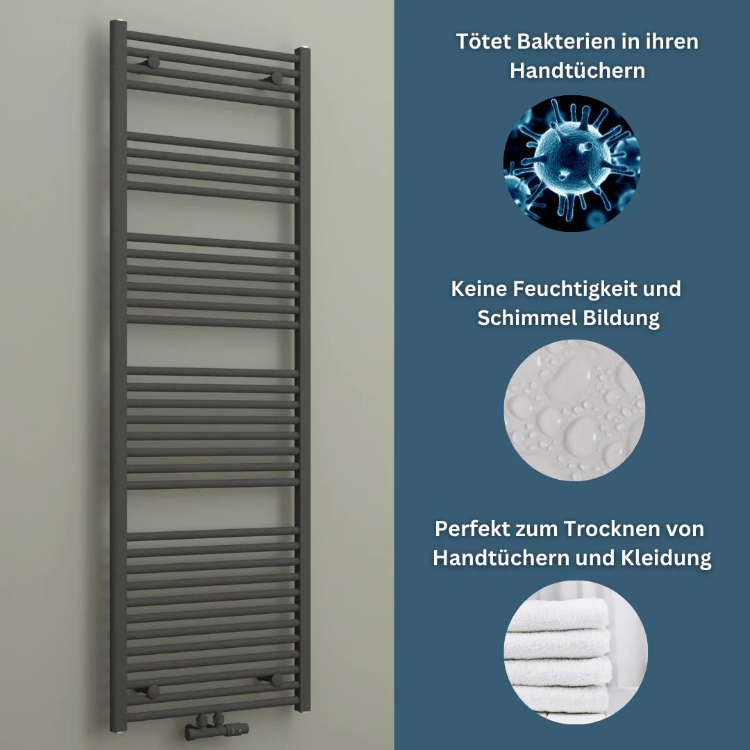 ASTORIA Badheizkörper | Mittelanschluss & Seitenanschluss | Handtuchwärmer - Heizkörper & Bad