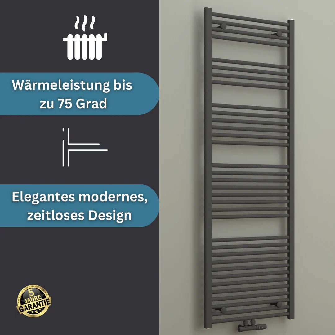 ASTORIA Badheizkörper | Mittelanschluss & Seitenanschluss | Handtuchwärmer - Heizkörper & Bad