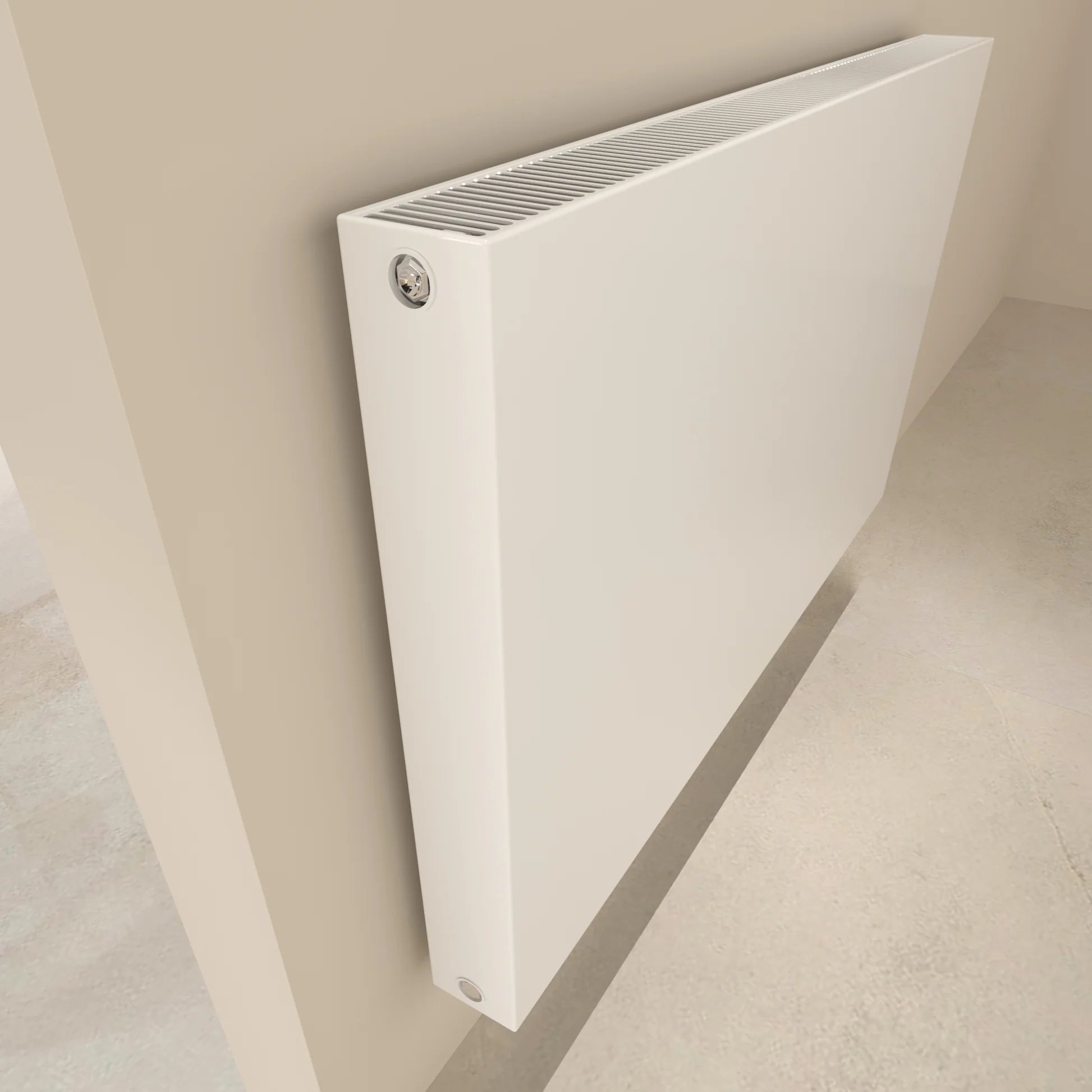 ATLAS Planheizkörper | Flachheizkörper Typ 22 | Weiß | Horizontal - Heizkörper & Bad