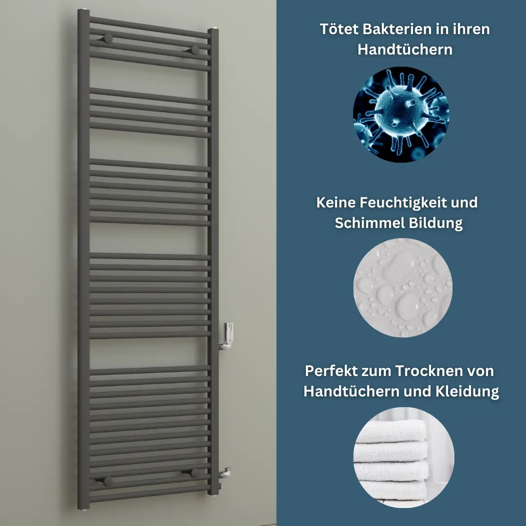 ASTORIA Badheizkörper | Mittelanschluss & Seitenanschluss | Handtuchwärmer - Heizkörper & Bad