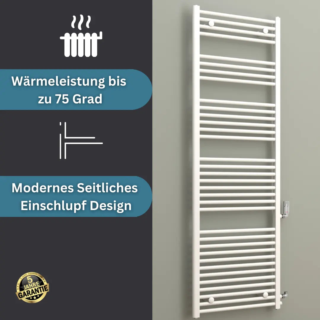 ASTORIA Badheizkörper | Mittelanschluss & Seitenanschluss | Handtuchwärmer - Heizkörper & Bad
