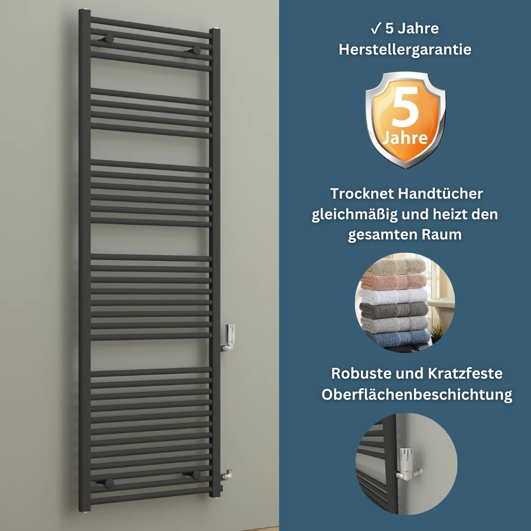ASTORIA Badheizkörper | Mittelanschluss & Seitenanschluss | Handtuchwärmer - Heizkörper & Bad