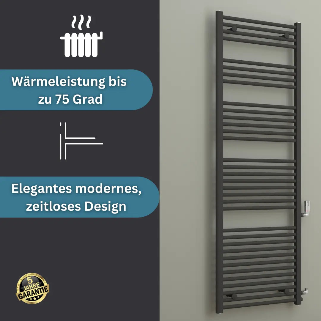 ASTORIA Badheizkörper | Mittelanschluss & Seitenanschluss | Handtuchwärmer - Heizkörper & Bad