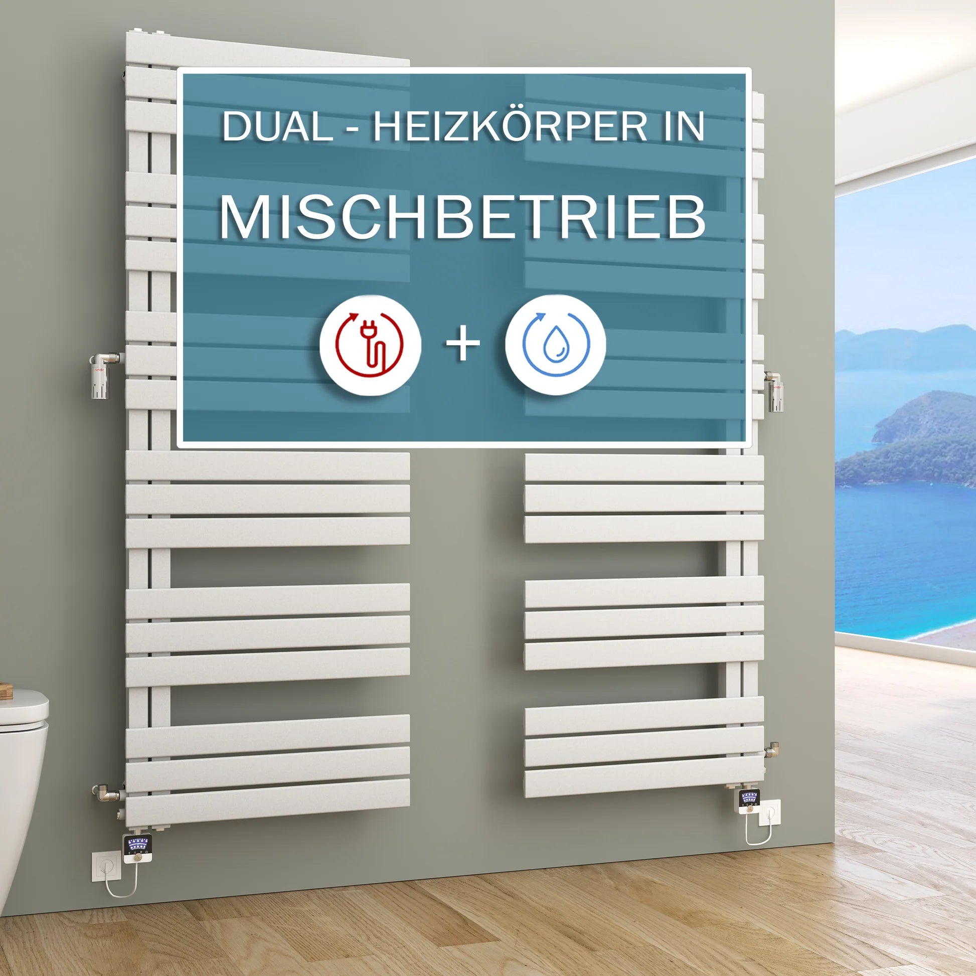 Badheizkörper ELANOR | Austauschheizkörper | Renovierungsheizkörper - Heizkörper & Bad