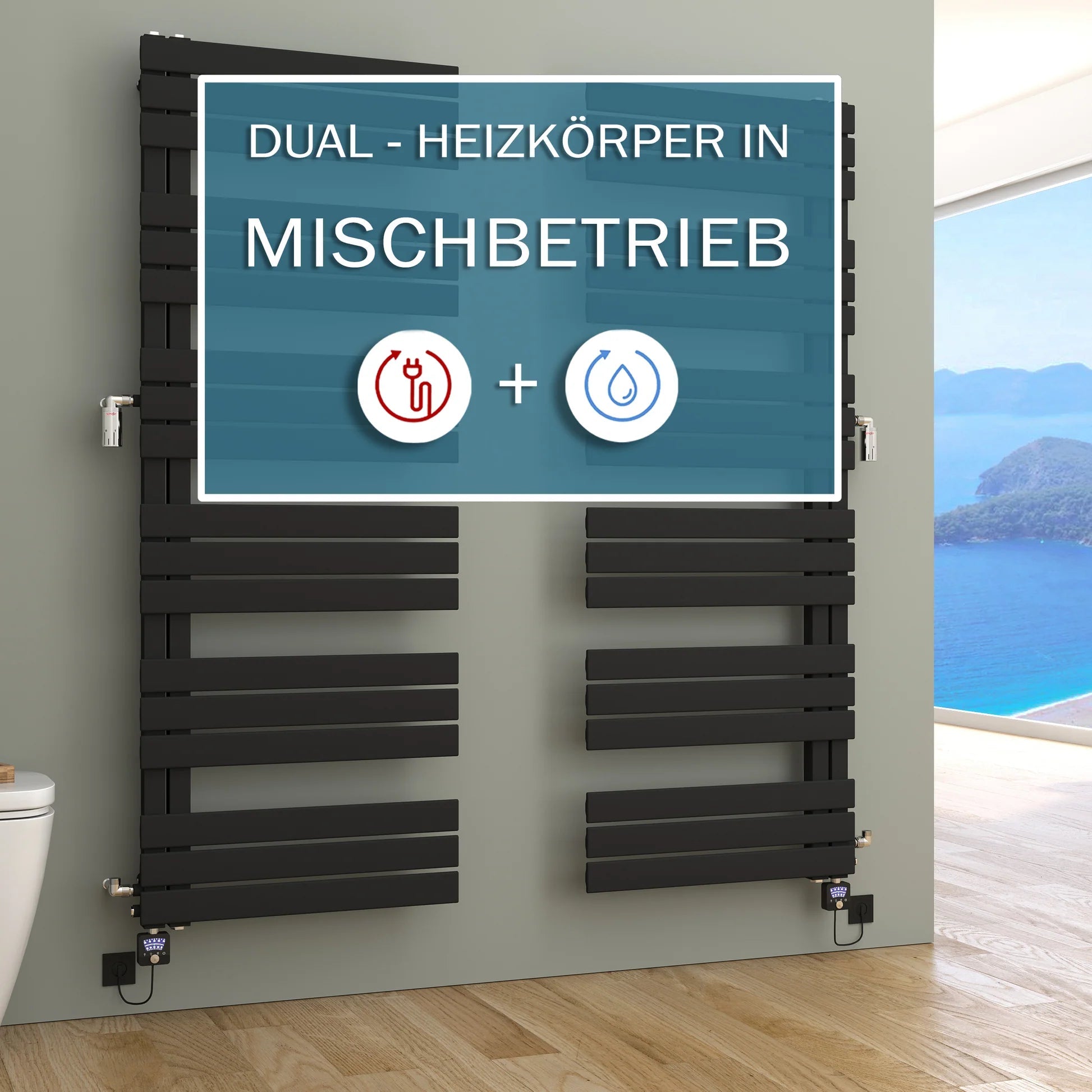 Badheizkörper ELANOR | Austauschheizkörper | Renovierungsheizkörper - Heizkörper & Bad