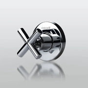 CREAVIT Dusch-WC Unterputzventil | Chrom | Kreuzgriff | Kaltwasser - Heizkörper & Bad