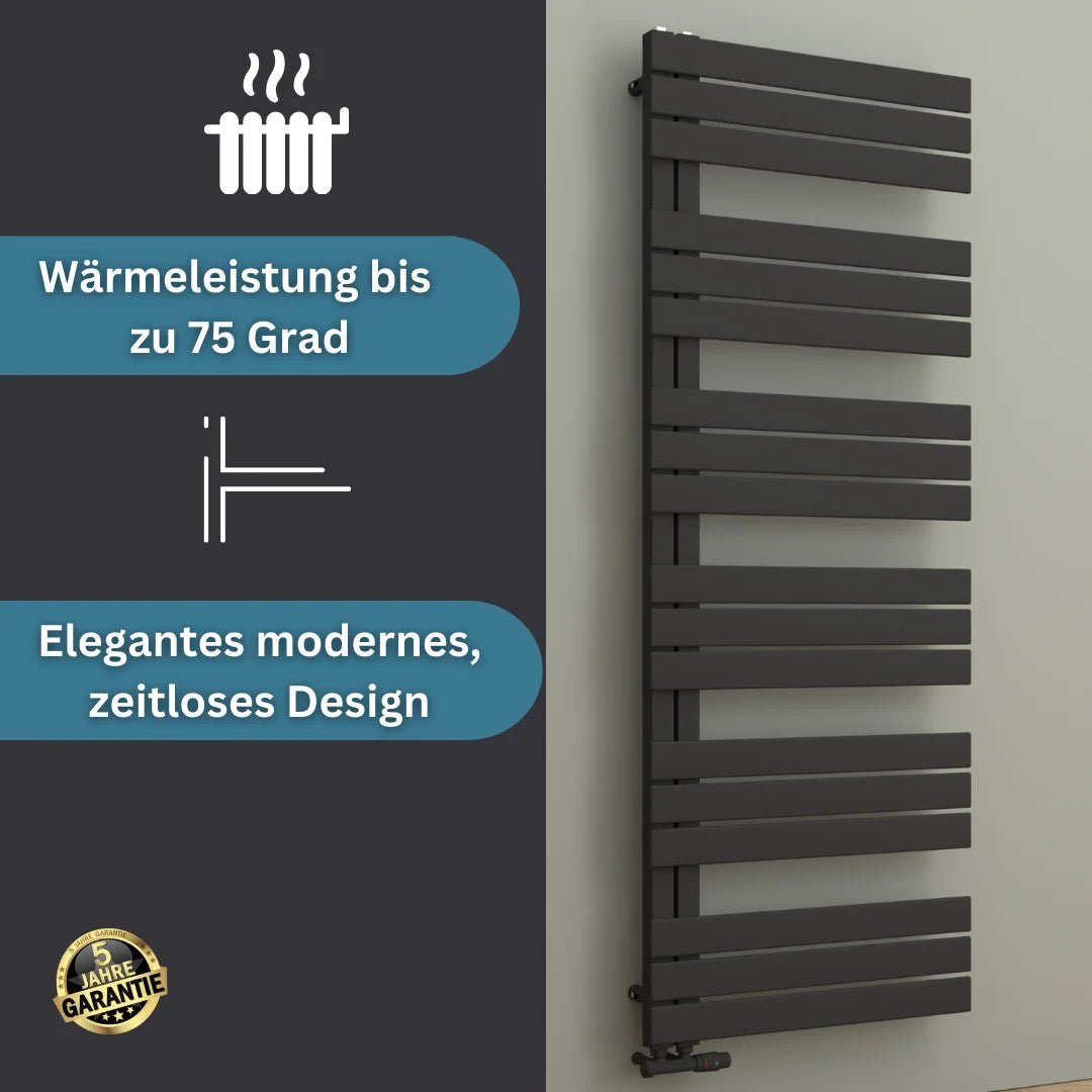 ELANOR Badheizkörper | Handtuchheizkörper | Seitlich offen - Heizkörper & Bad