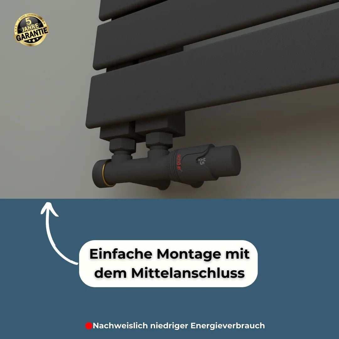 ELANOR Badheizkörper | Handtuchheizkörper | Seitlich offen - Heizkörper & Bad