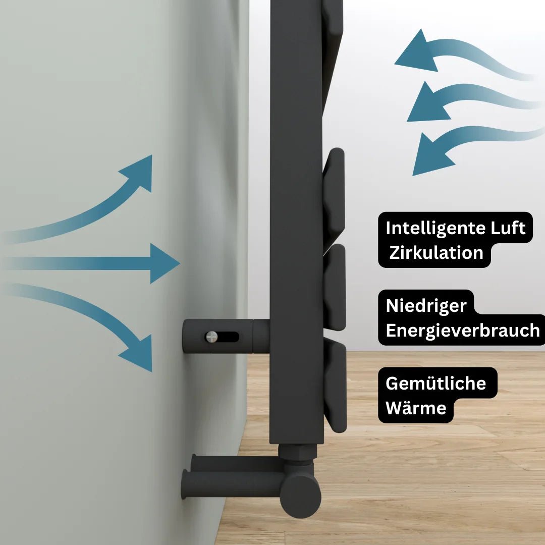 ELANOR Badheizkörper | Handtuchheizkörper | Seitlich offen - Heizkörper & Bad