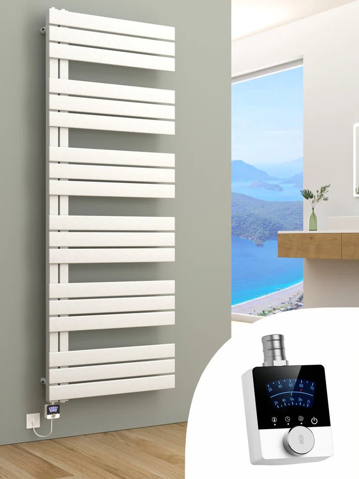 ELANOR Badheizkörper | Handtuchheizkörper | Seitlich offen | Elektro & Warmwasser - Heizkörper & Bad