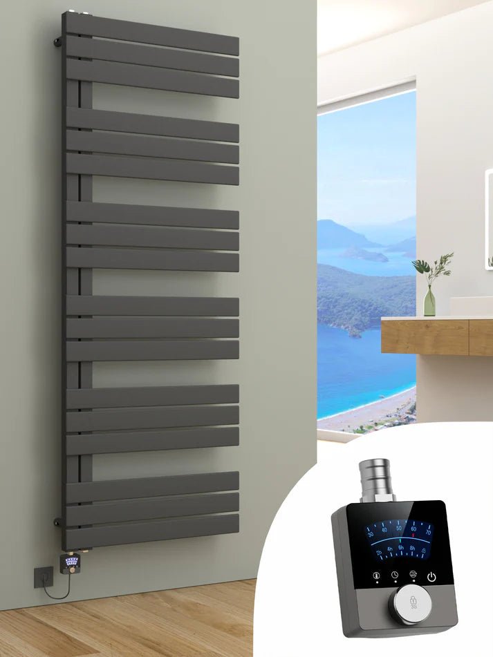 ELANOR Badheizkörper | Handtuchheizkörper | Seitlich offen | Elektro & Warmwasser - Heizkörper & Bad