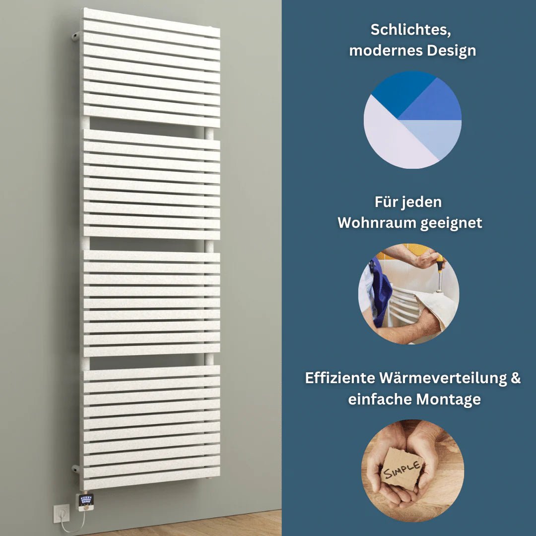 FLORA Badheizkörper | Handtuchheizkörper | Elektro & Warmwasser - Heizkörper & Bad