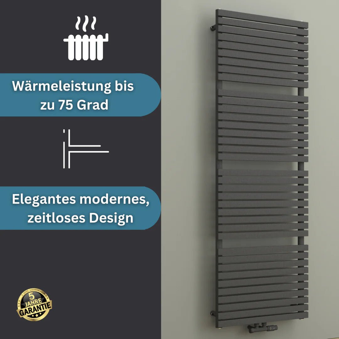 FLORA Design Badheizkörper | Handtuchwärmer | Paneelheizkörper - Heizkörper & Bad