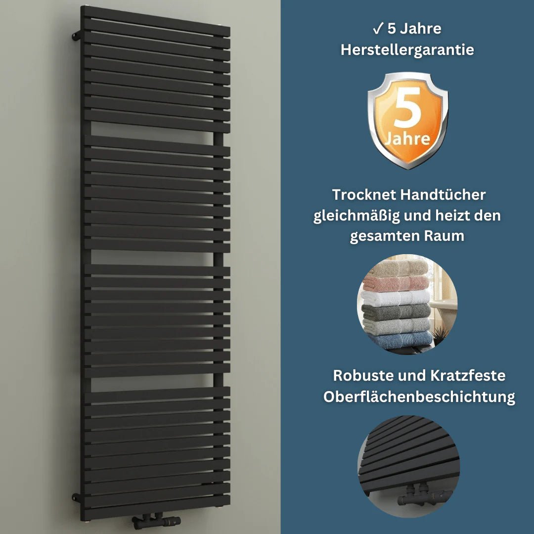 FLORA Design Badheizkörper | Handtuchwärmer | Paneelheizkörper - Heizkörper & Bad