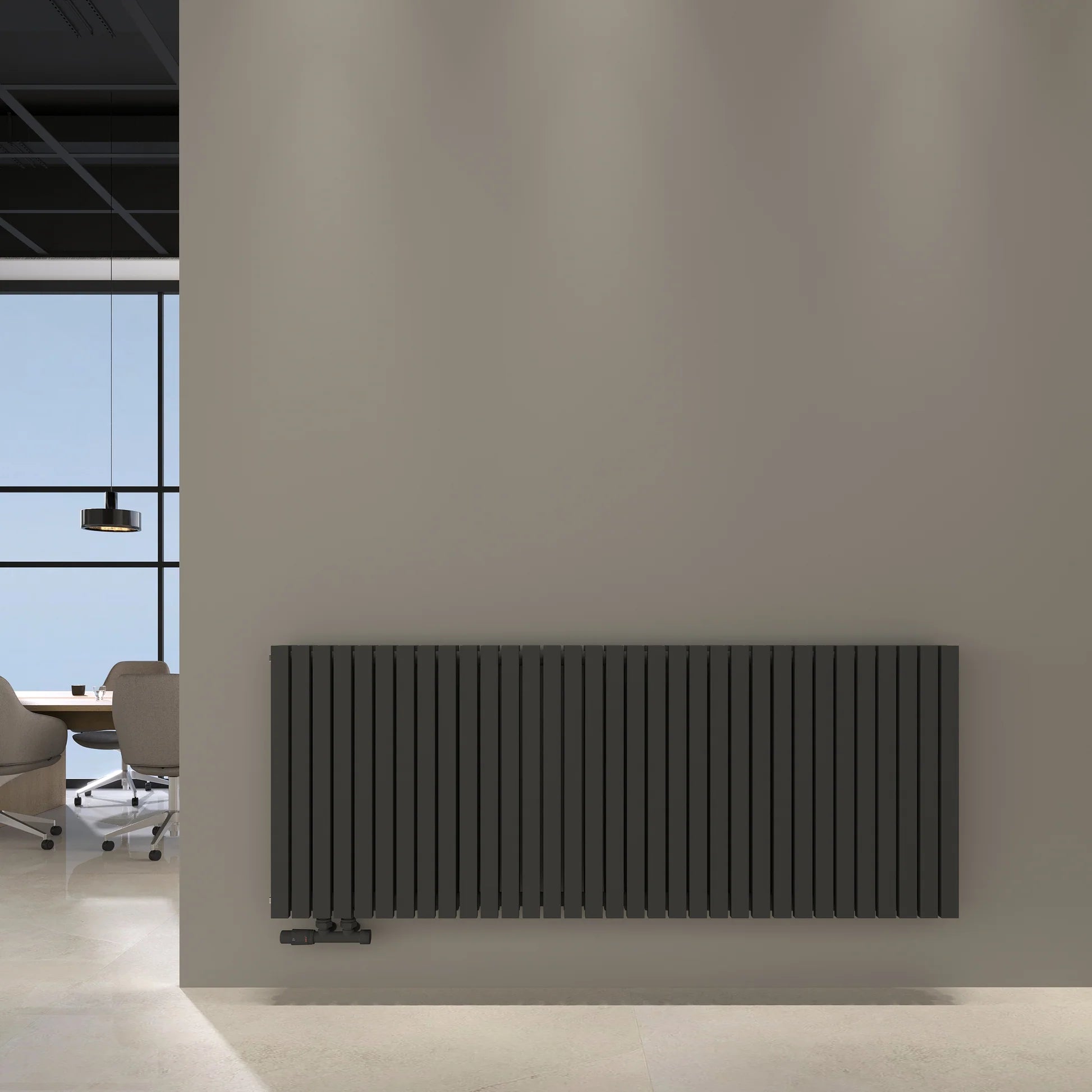 FLORA Paneelheizkörper | Horizontal | Doppellagig | Warmwasser - Heizkörper & Bad