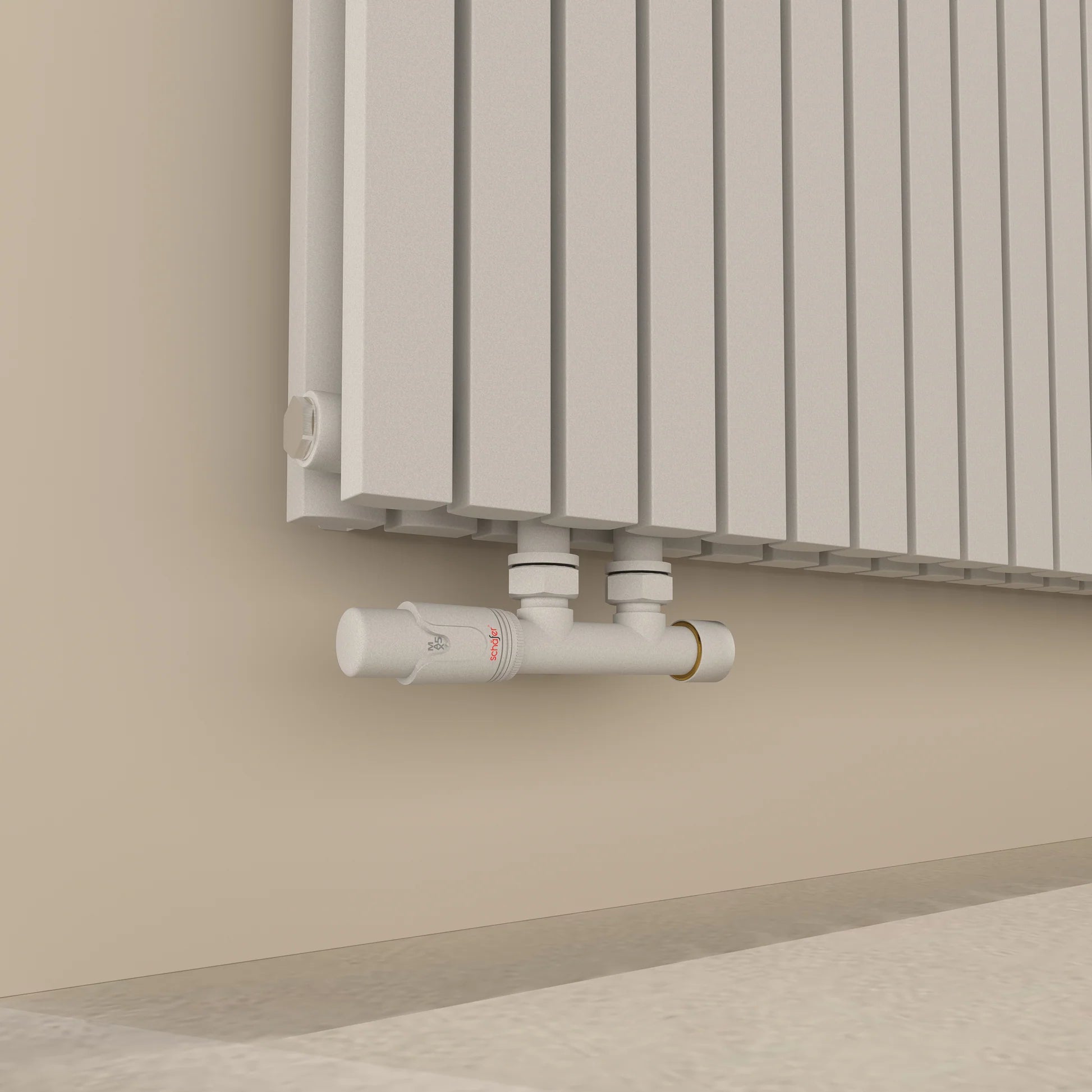 FLORA Paneelheizkörper | Horizontal | Doppellagig | Warmwasser - Heizkörper & Bad