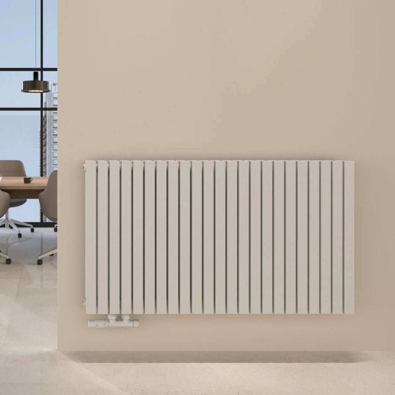 FLORA Paneelheizkörper | Horizontal | Doppellagig | Warmwasser - Heizkörper & Bad