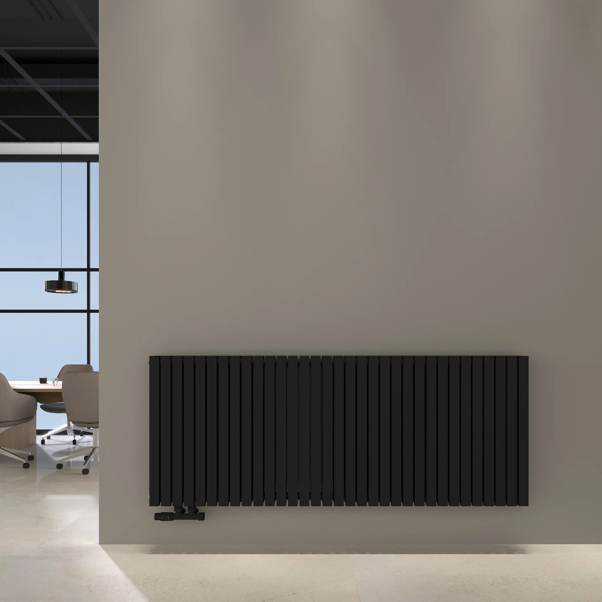 FLORA Paneelheizkörper | Horizontal | Doppellagig | Warmwasser - Heizkörper & Bad