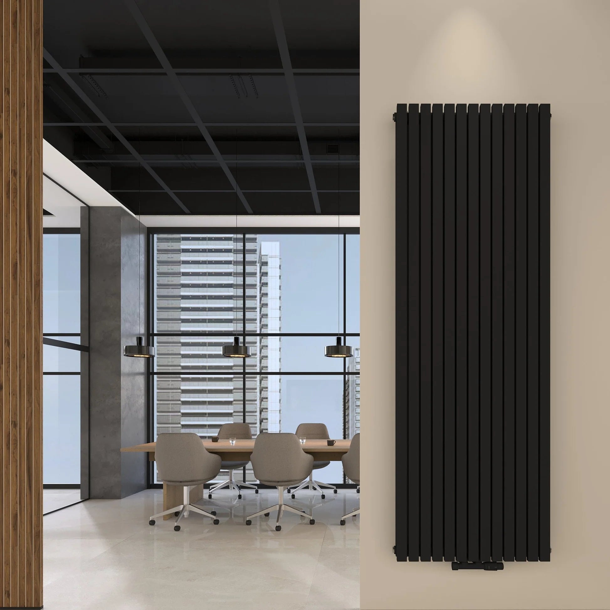 FLORA Paneelheizkörper | Vertikal | Doppellagig | Warmwasser - Heizkörper & Bad