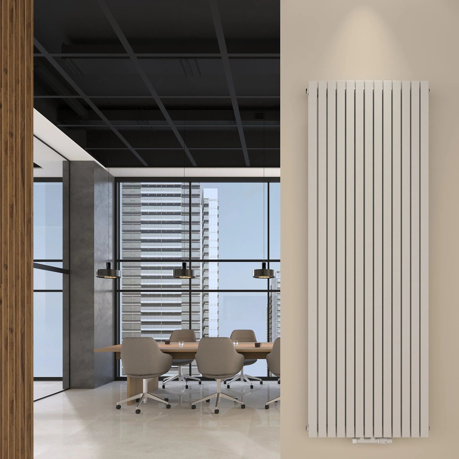 FLORA Paneelheizkörper | Vertikal | Doppellagig | Warmwasser - Heizkörper & Bad