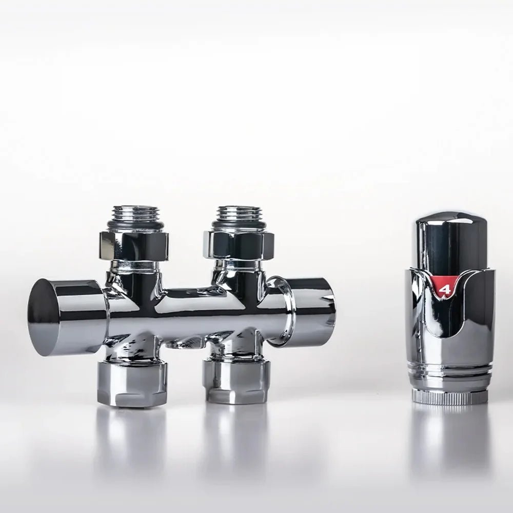 Multiblock Set | Badheizkörper | Mittelanschluss | Eck- & Durchgangsform - Heizkörper & Bad