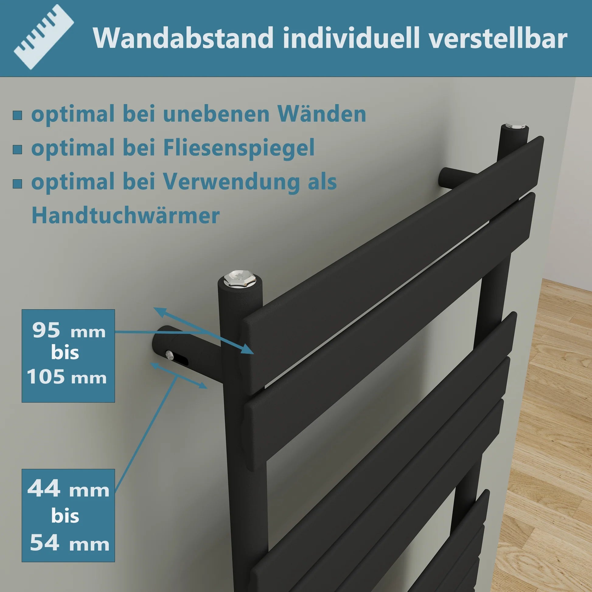 PULLMAN Badheizkörper | Handtuchheizkörper | Elektro & Warmwasser - Heizkörper & Bad