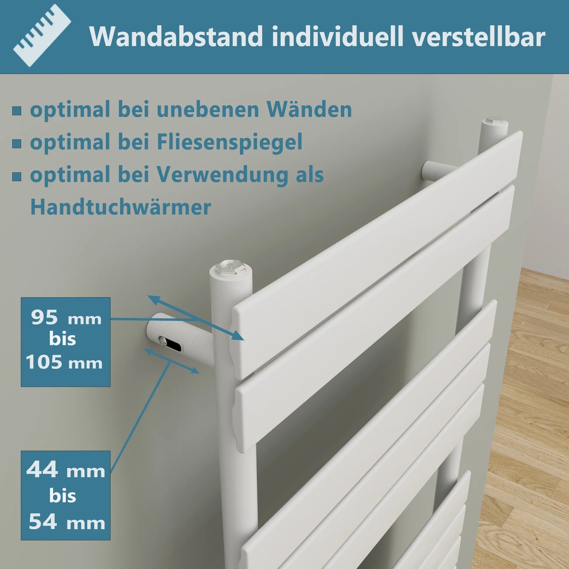 PULLMAN Badheizkörper | Handtuchheizkörper | Elektro & Warmwasser - Heizkörper & Bad