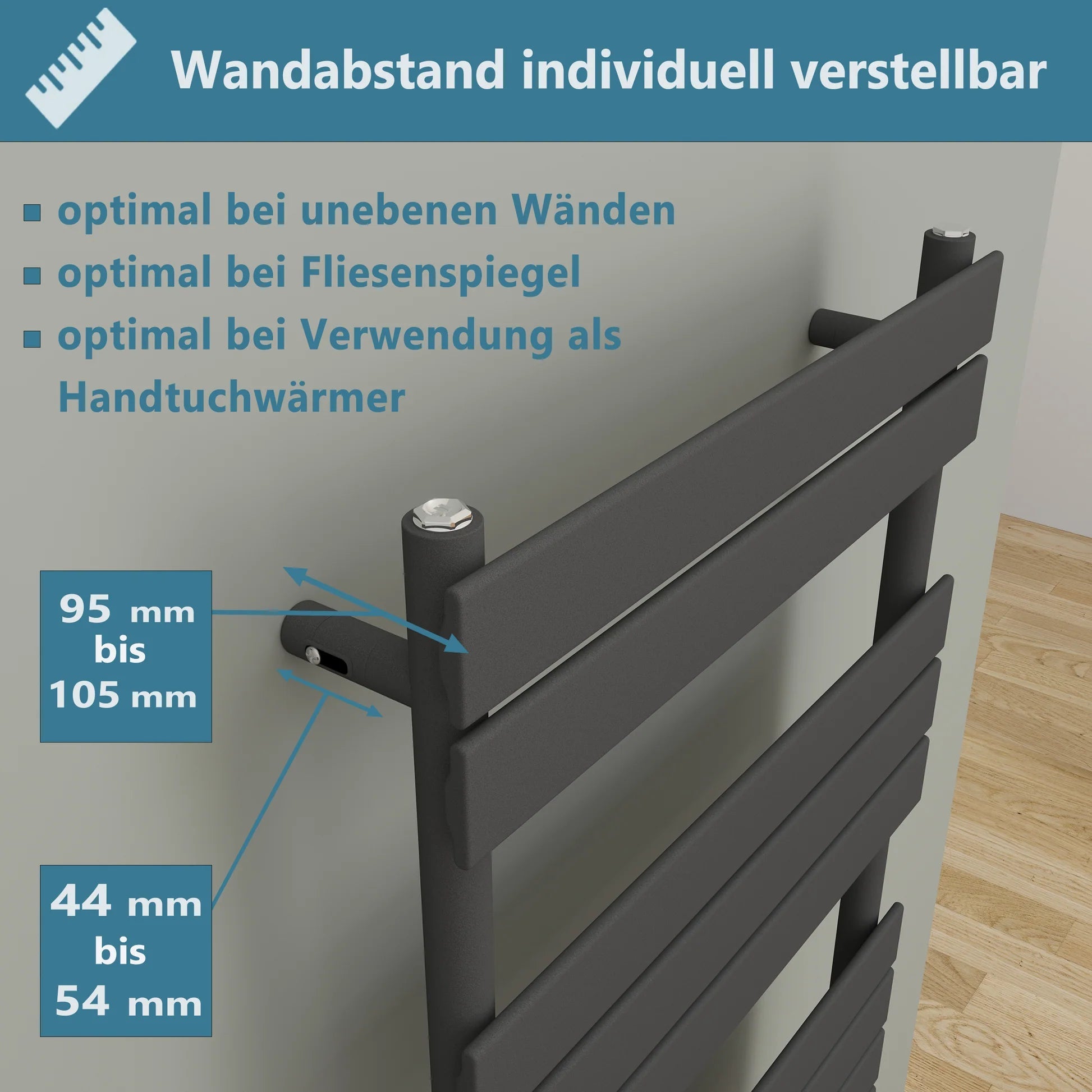 PULLMAN Badheizkörper | Handtuchheizkörper | Elektro & Warmwasser - Heizkörper & Bad