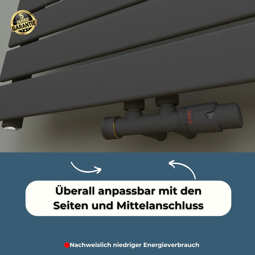 PULLMAN Badheizkörper | Handtuchheizkörper | Mittel- & Seitenanschluss - Heizkörper & Bad