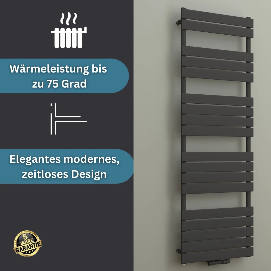 PULLMAN Badheizkörper | Handtuchheizkörper | Mittel- & Seitenanschluss - Heizkörper & Bad