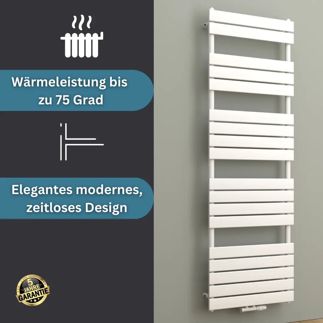 PULLMAN Badheizkörper | Handtuchheizkörper | Mittel- & Seitenanschluss - Heizkörper & Bad