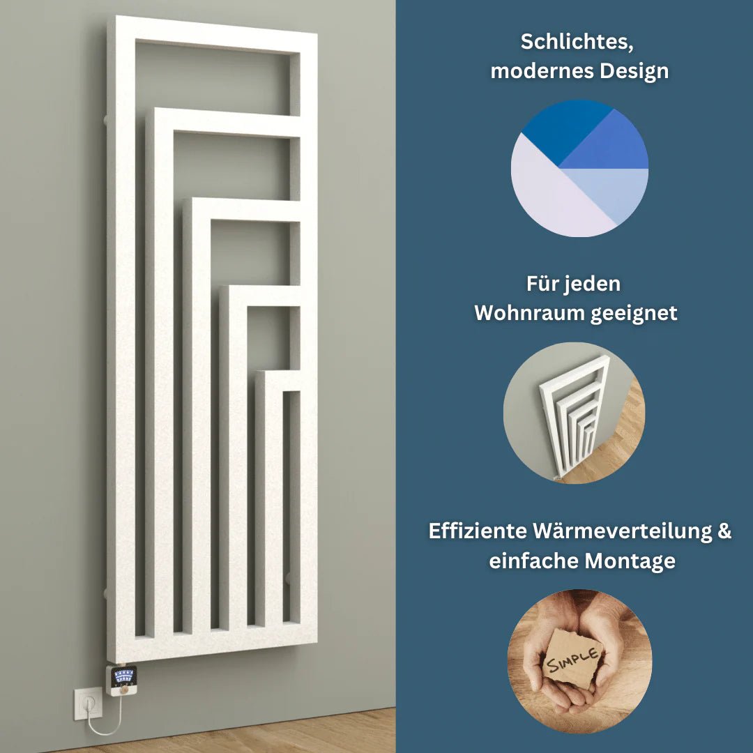 TWISTER Badheizkörper | Handtuchheizkörper | Elektro & Warmwasser - Heizkörper & Bad