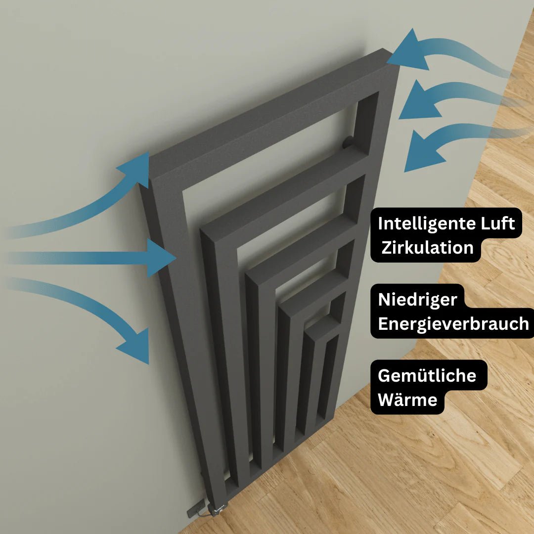 TWISTER Badheizkörper | Handtuchheizkörper | Elektro & Warmwasser - Heizkörper & Bad