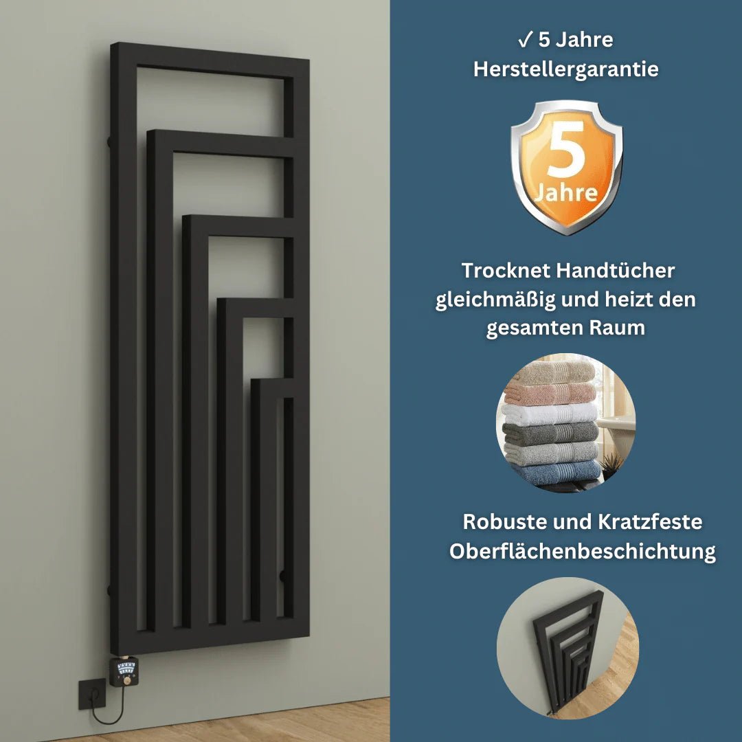 TWISTER Badheizkörper | Handtuchheizkörper | Elektro & Warmwasser - Heizkörper & Bad