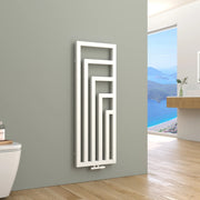 TWISTER Badheizkörper | Handtuchwärmer & Handtuchtrockner | Mittelanschluss - Heizkörper & Bad