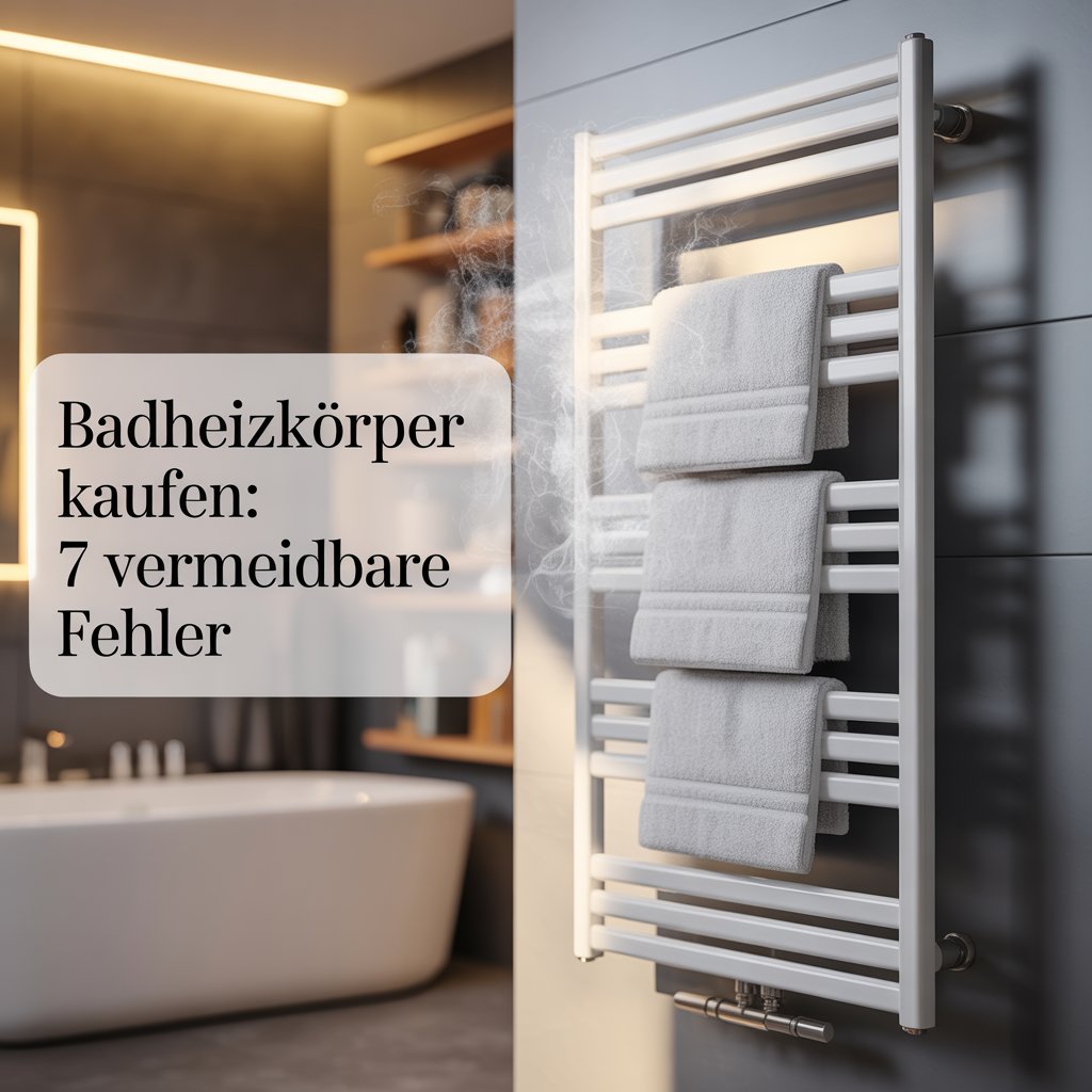 Badheizkörper kaufen: 7 vermeidbare Fehler für Ihr perfektes Wohlfühl-Bad