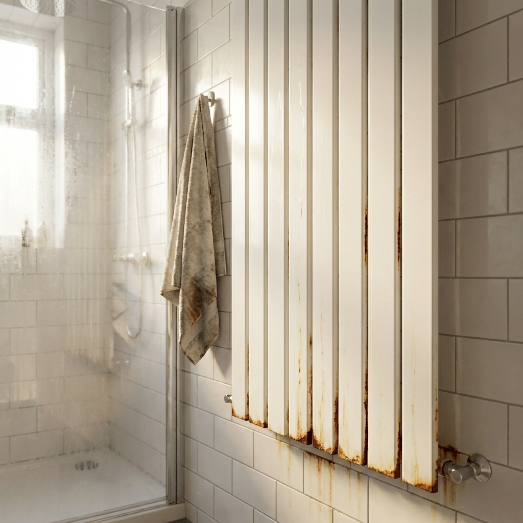 Rost am Badheizkörper