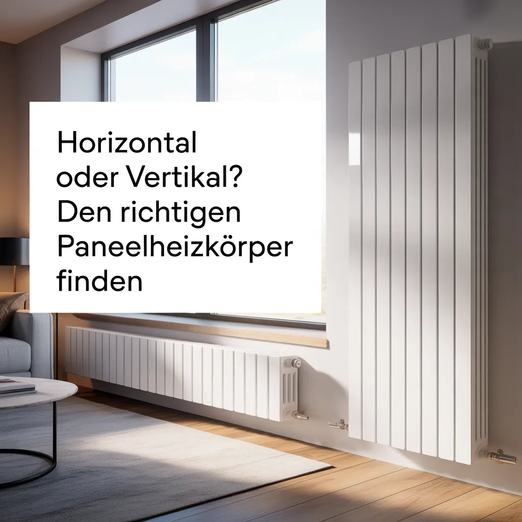 Horizontal oder Vertikal Paneelheizkörper