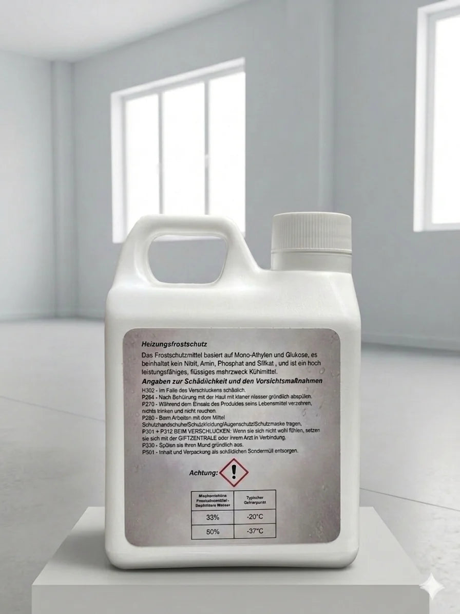 Thermoflüssigkeit, Frostschutzmittel für Elektro-Badheizkörper, 1L