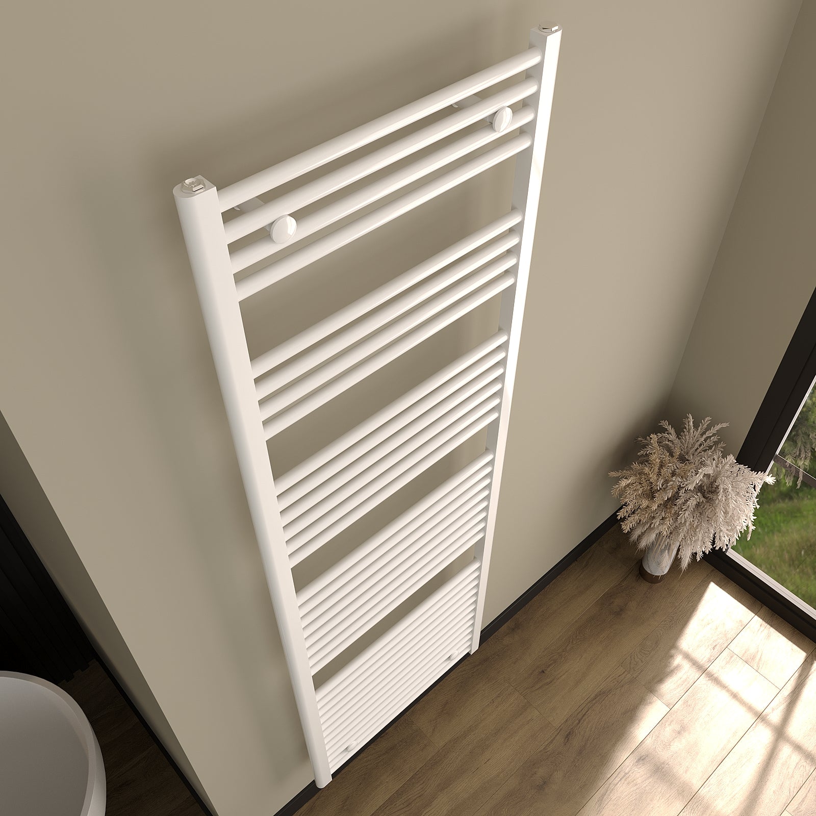 Badheizkörper Handtuchwärmer, Anschluss unten links/rechts SOLANO