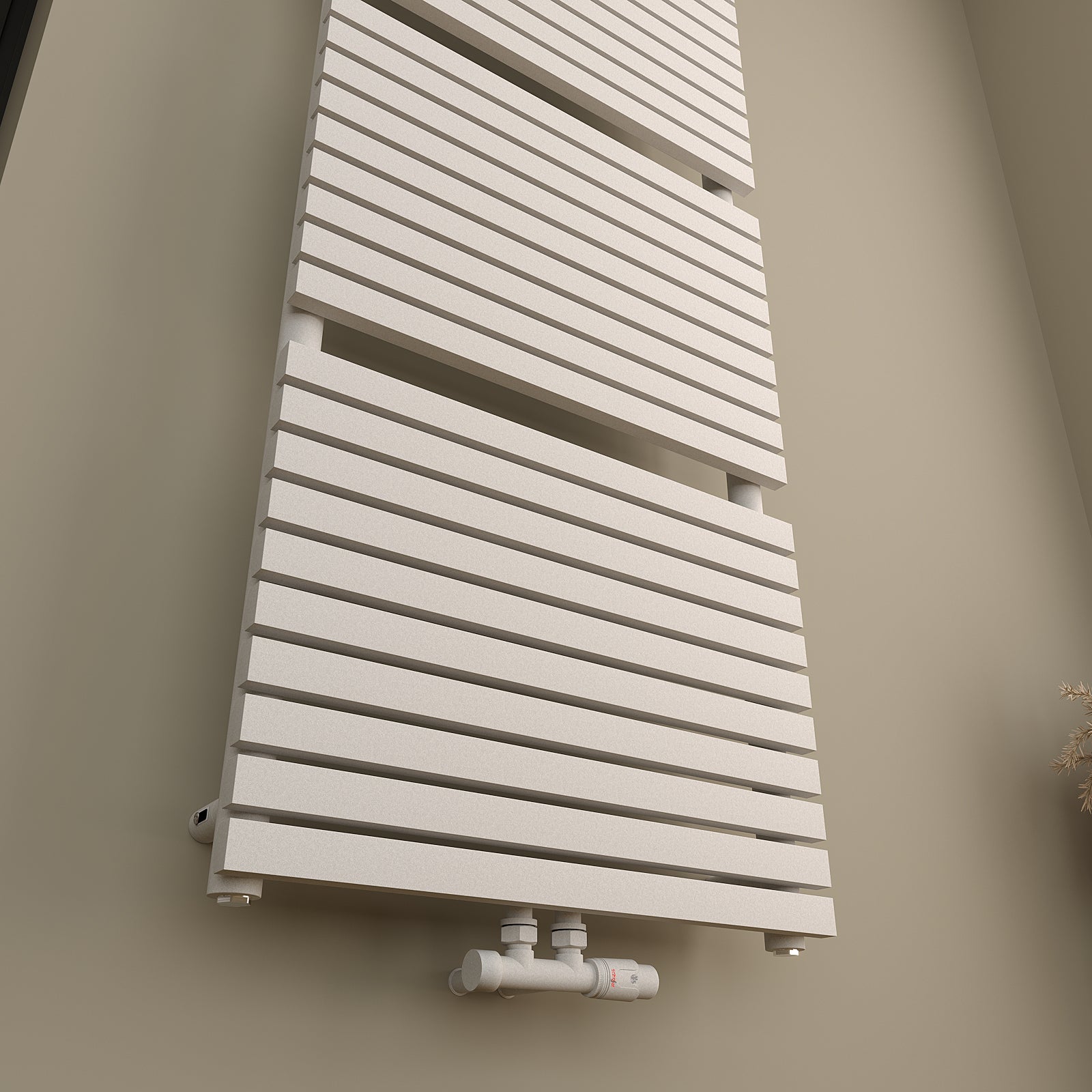 Badheizkörper mit Mittelanschluss Handtuchwärmer LAMELLA