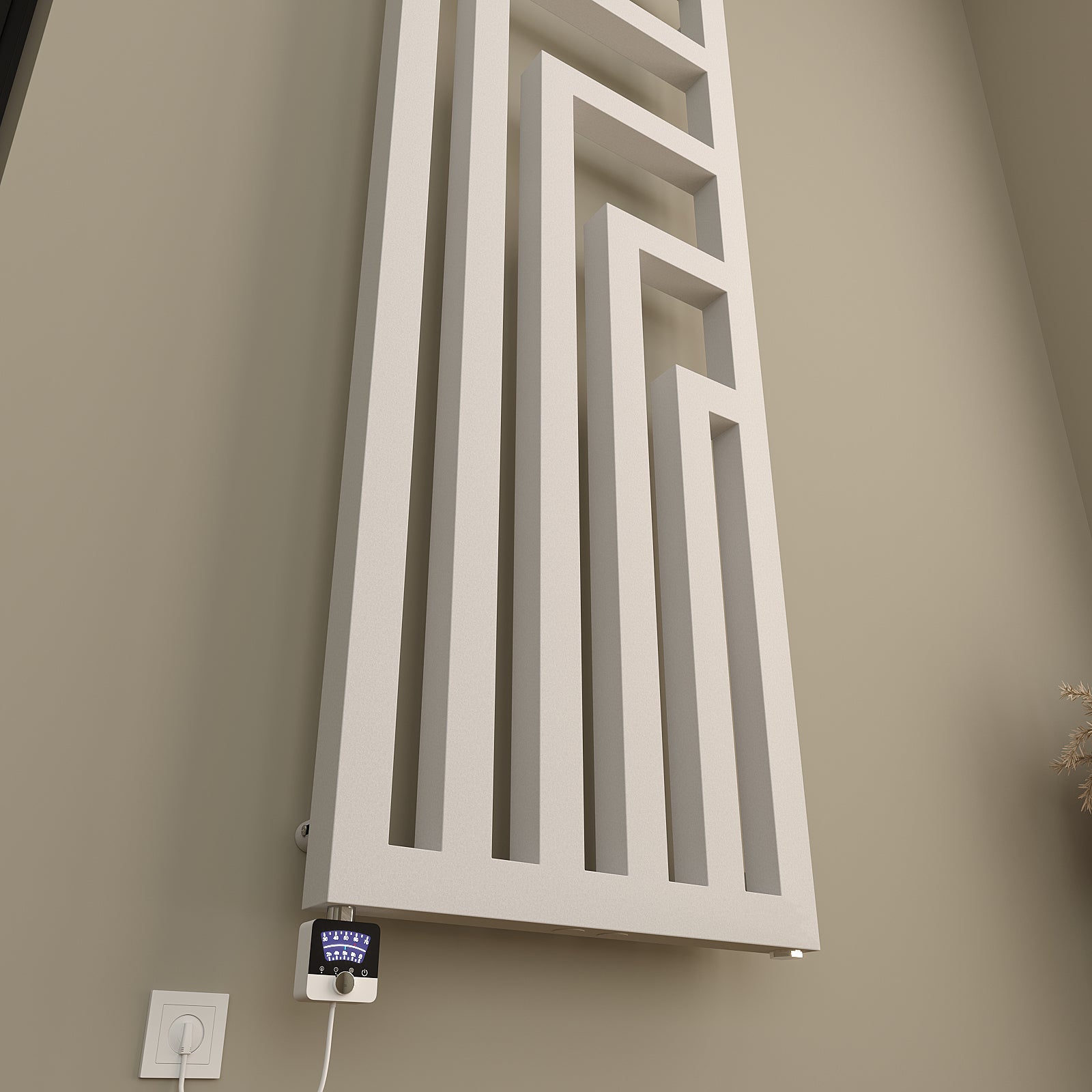 Elektrischer Design-Badheizkörper CUBIS inkl. Heizstab