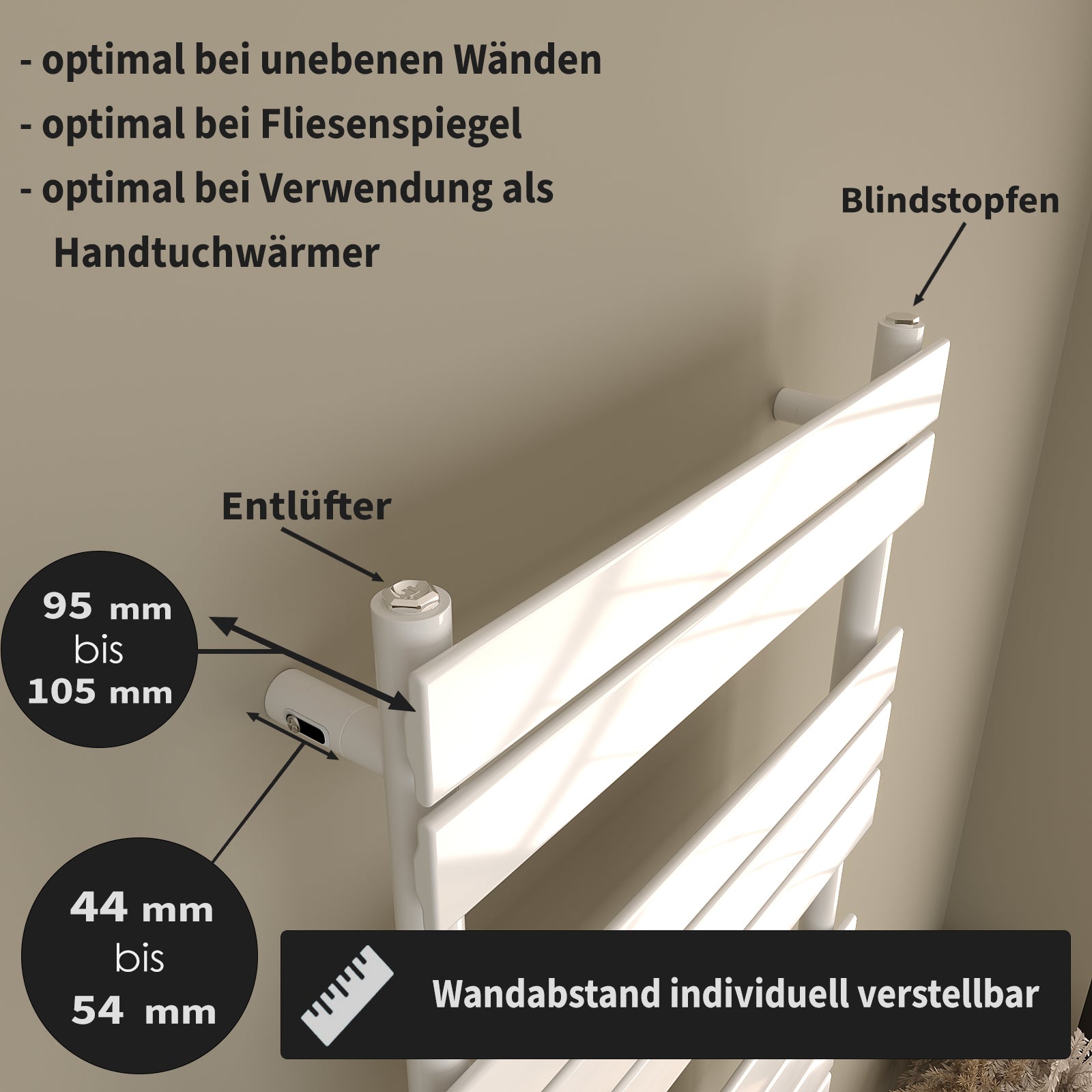 Handtuchheizkörper Elektrisch 4