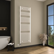 Handtuchheizkörper Elektrisch SOLANO inkl. Heizstab, Weiß