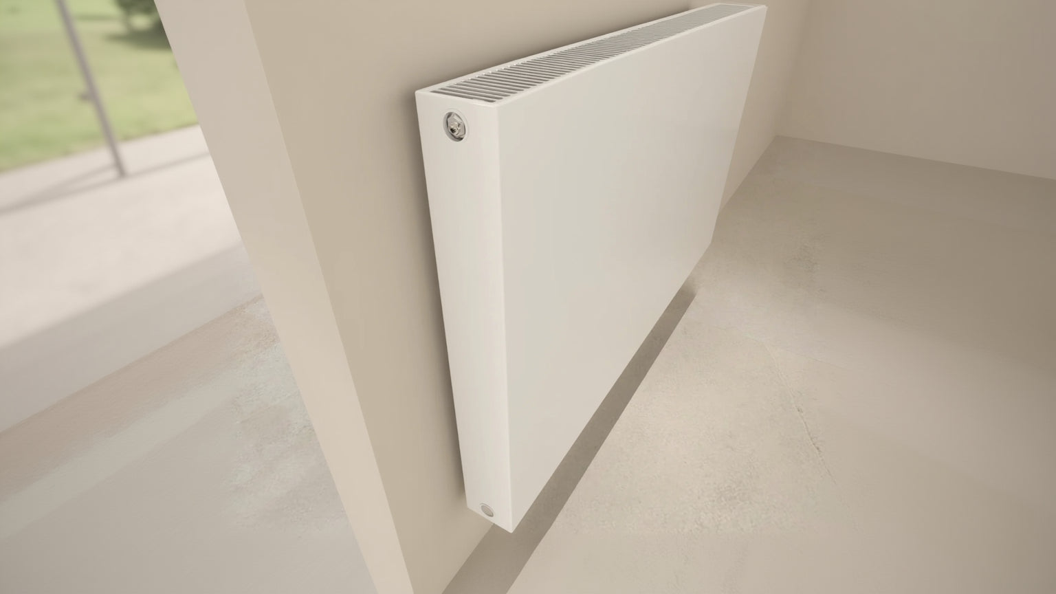 ATLAS Planheizkörper | Flachheizkörper Typ 22 | Weiß | Horizontal - Heizkörper & Bad