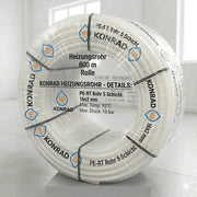 Fußbodenheizungsrohr 16x2 PE-RT Rohr, 600m Rolle, 5-Schicht